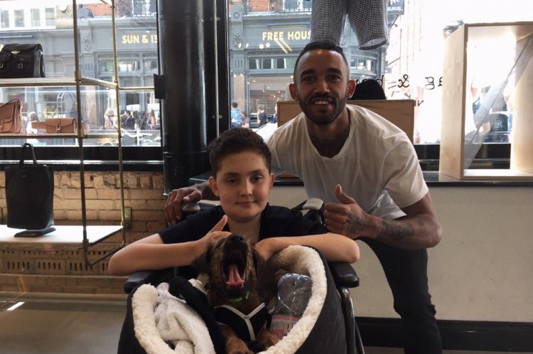 George McCarthy and Jay at rag & bone - leukaemia fundraising