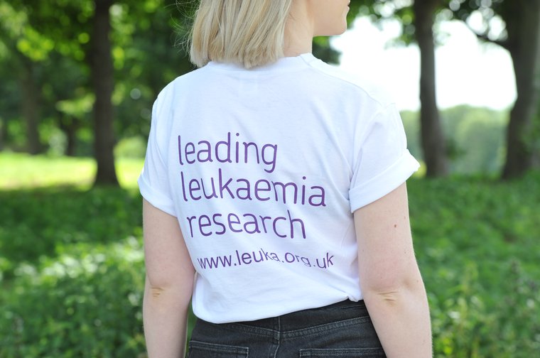 Leading Leukaemia research t-shirt - fundraise for Leuka and support leukaemia research