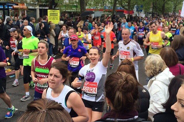 Net a porter runner supporting Leuka
