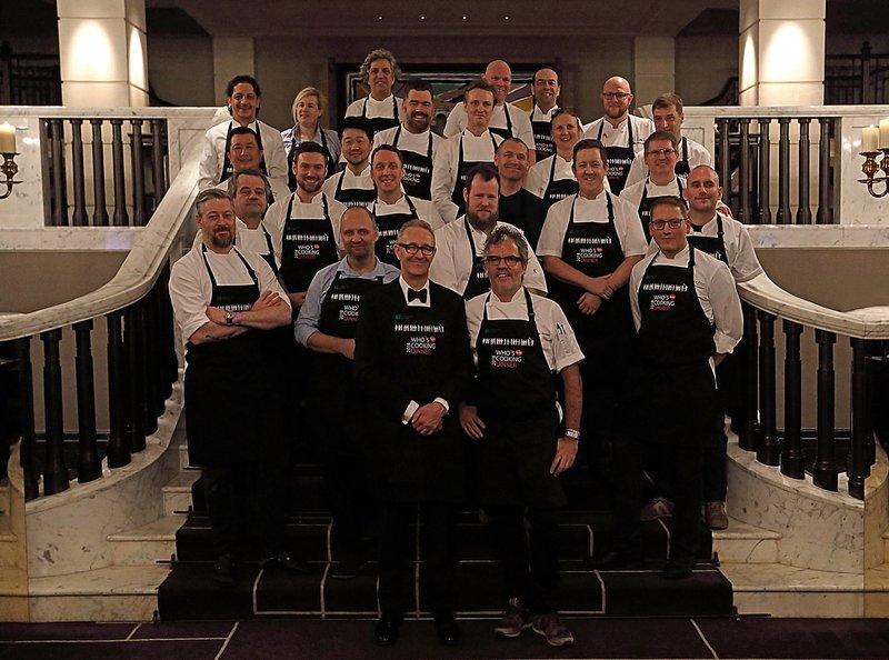 Who's Cooking Dinner 2018 chefs - fundraising event for leukaemia research